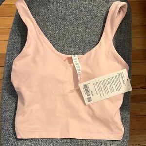 Lululemon align  tank flush pink size 6 (cropped style)